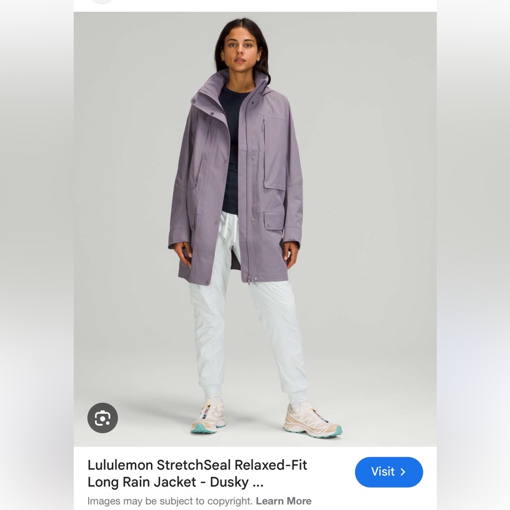 Lululemon stretch raincoat